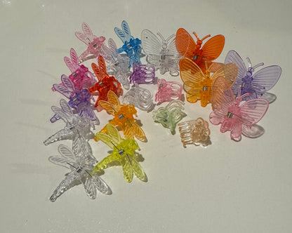 20 pcs plant stem butterfly grab clip