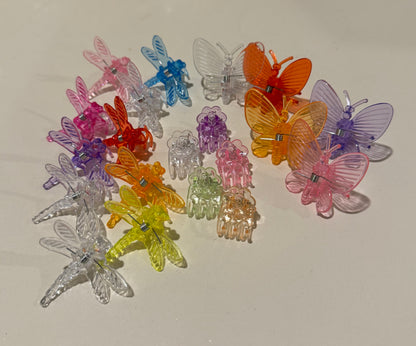 20 pcs plant stem butterfly grab clip