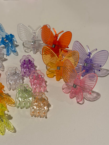 20 pcs plant stem butterfly grab clip